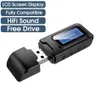 USB Bluetooth -передатчики v5.0 Audio Receiver ЖК -дисплей 3,5 мм Aux RCA Stereo беспроводная адаптер ключ для наушников для ПК ТВ -автомобилей