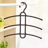 Plastic Fishbone 3-laags multifunctionele hangers garderobe kledinghanger anti-skid kunststoffen kledingrek 20220528 D3