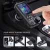 FM Bluetooth -sändare för bil Strong Microphone Bluetooths biladapter med 18quot Color Screen Hands samtal stöder QC4535811