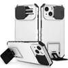 Coques de téléphone pour Redmi Note 10S 10C 11 Pro Poco X4 Pro, Protection d'objectif de caméra de fenêtre, béquille robuste, armure anti-choc, couverture arrière mobile D1