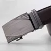 Läderbältet Herrens automatiska spänne-fritidsversion High-End Brand Mens Designer Belts Luxury High End For Men 001