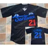 XFLSP 21 Roberto Clemente Brooklyn 42 Jackie Robinson Baseball Jersey Dubbele gestikte naam en nummer Snelle vintage zeldzaam