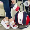 Sandalen Plattform Mode offene Toe -Schuhe 2022 Sommersport 43 Plus Size Casual Women Beach Party Sandalen und 4791146