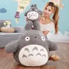 Kawaii giapponese anime gatto imbottito bambola animale totoro cuscino giocattoli peluche per bambini regalo di compleanno di compleanno decorazione 2204197342519