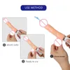 OLO 12 Modes gode vibrateur éjacule coq vibrant pénis réaliste éjaculant jouets sexy pour femme Masturbation féminine