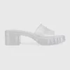 VENDA HOT-HOT-O mais recente designer sapatos de chinelos femininos Sandals Super Fashion Custom confortável e transparente geléia de luxo