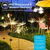 Outdoor Solar Lighting Led Fireworks Light Dandelion Yards Lawn Lamps Led For Garden Landscape Street Decor Light J220531