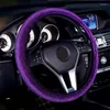 Steering Wheel Covers Luxury Crystal Car Cover Set For Women Girls Bling Full Rhinestones Diamond UniversalSteering