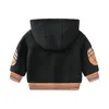 New Hoodies Outono e suéter de inverno infantil espessado para crianças desgaste do desenho de pullover