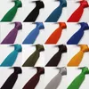Bow więzi mężczyźni solidny kolor krawat z dzianiny chude tkane gładkie pragnienie wąskie krawat krawatów