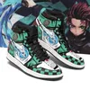 Tanjiro Sneakers Demon Slayer Anime Scarpe personalizzate