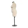 DE-LIANG Half scale dress form plus size 16 woman mannequin dressmaker dummy fat tailor female model miniature NOT ADULT size319L