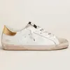 Superstar-Freizeitschuhe aus gemischtem Leder, Graffiti-Sneaker mit Leopardenmuster, goldener klassischer Do-old-Dirty-Schuh, Schlangenhaut-Absatz, Wildleder-Glitzer-Slide-Mid-Top für Damen und Herren, Größe 36–45