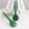 Hochwertige 100% handgefertigte Naturstein -Aventurine -Löffel Gua Sha Werkzeug Schönheit Gesichtsbehörde Jade Gua SHA Massage Stick Akupunktur Stiftgesundheitsinstrument