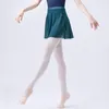 Bühnenkleidung Ballettrock Frauen Mädchen Mesh Röcke Elastisches Tanzkleid Ballerina Tüll Nylon Erwachsene Gymnastik Trainingskostüme