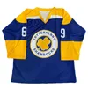 CEUF Custom Letterkenny Shamrocks Série de TV de Hóquei adulto #69 Shoresy