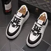 Luxury Designers Lace Up Dress Wedding Party Shoes Spring Fashion White Breathable Casual Sneakers Round Toe Thick Bottom Business Driving Walking Loafers