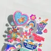 Gift Wrap 4Kinds Ins Cute Laser Sticker DIY Scrapbook Collage Mobile Computer Diary Happy Planner Sealing DecorationGift WrapGift