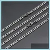 Цепи ожерелья подвески ювелирные изделия 4,5 мм золотой киль для мужчин титановый стальная цепь Ожерелье 20 22 24 дюйма оптом - 0713WH Drop Delivery 2021