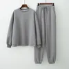 Design Women Fashion Sweatshirt Set Casual Spring Summer Wild Ben Pants Pass Cotton 220816
