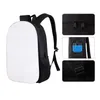 Sublimação Backpack Backpack Saco de computador para meninos meninos ao ar livre mochila design ajustável Design de pulseira por atacado Z11