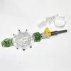 Hookah Nectar Bong Kit met 14 mm titanium tips mini -glazen pijp olieligata concentraat dab stro glazen bongs