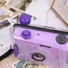 Film Cameras 2x Kids Camera Vintage Waterproof And Shockproof With Housing Case(Pink&Purple)