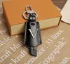 Fashion Key Buckle Car Keychain Handmade Leather Keychains Men Women Bag Pendant Accessories 8 Color L3