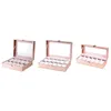 Bekijk dozen Cases Special Case For Women Vrouw Vriend Pols Horloges Box Opslag Verzamel roze PU Leatherwatch Hele22