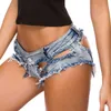 Automne 862 # Sexy Jeans Shorts Pantalons Taille Basse Trou Discothèque Porter