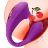 2 In 1 Zuigen Vibrator G Spot Tepel Massage Clitoris Sucker Orgasme Etotic 10 Snelheden Vibrerende sexy Speelgoed voor volwassenen 18 Vrouwen