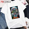 Tillbaka till den framtida t-shirt kvinnor kawaii tecknad t-shirt roliga grafiska tees harajuku cool anime överdimensionerad unisex kvinnlig