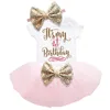 Ein Jahr Baby Mädchen Kleid Geburtstag 1 Taufe Tutu Kleider Prinzessin Kleinkind Party Outfits Kostüm Sommer Kinder Kleidung 220426