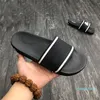 Luxe meilleur hommes femmes été sandales plage toboggan pantoufles décontractées dames confort chaussures imprimer cuir fleurs tongs111