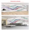 Couleur Ligne Feather Marble Custom 3D peint peint peint de chambre à coucher