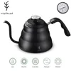 SOULHAND Hervidor de café 1.2L 1L Acero inoxidable Verter sobre olla Goteo con termómetro para el hogar Oficina Cafetera 220509