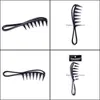 Escovas de cabelo Cuidado Ferramentas de estilo Produtos Big Tooth pente masculino traseiro traseiro de tr￪s ￍsis Curve Dira￧￣o de gotas de sal￣o 2021 dsqje