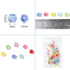 100pcs/lot 8mm DIY Rhombus roouldes bead for Jewelry Bracelets Necklace Hair Ring Making Accessories Crafts Acrylic Kids Handmade Beads بالجملة