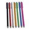 Stylus Pen Micro-Fiber Universal Soft Head For iPhone Tablet PC Durable Capacitive Touch Screen Pen with Pens Clip
