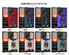 Sliding Window Phone Cases Built in Kickstand Back Cover Armor Card Holder Protector for Samsung Note20 S22 Ultra S21 FE A03s A12 A13 A32 A42 A52 A33 A53 A73 5G 2022