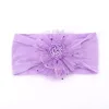 Kleinkind Baby Mädchen Spitze Blumen Stirnband Kinder Weiches Nylon Elastisches Haarband Kinder Bandanas Kopfband Prinzessin Haarschmuck 16 Farben