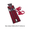 Bow Ties Men Accessories Durable Foldable Home Portable Casual Y Shape Replacement Bowtie Suspender Set For Wedding Long Universal SoftBow