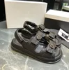 Slides designer sandaler kvinna designers toffel försäljning tjock sandal fashionabla bekväma non glid slitage resistenta storlek 8.5 tofflor grossist