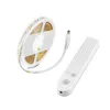 Strips LED Under Cabinet Light Strip Lamp With Wireless Motion Sensor USB Port Kitchen Stairs Wardrobe Bed Side LightLED