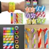 Double Sided Suction Cup Silicone Decompression Toy Caterpillar Cat's Claw Bear's Paw Magic Bracelet