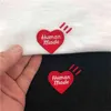 2022ss Human Made Small T-shirt Men Women High Quality Girls Not Crying Tee Embroidered Red Heart Manmade TopsT220721