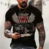 66 US Highway 3D TShirt Summer Style ShortSleeved SweatAbsorbent And Breathable Top ONeck TShirt Mens Oversized Shirts 220607