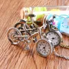 10 Uds llavero de bicicleta reloj de bolsillo modelo creativo artesanía retro decoración de mesa de oficina table-853-6-8