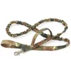 4 Colors Nylon Pet Dog Leash Harness Collars Adjustable Print Rope Walking Training Leashs Cat Dogs Collar Leash Strap Belt YF0045