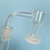 wholesale 4mm 두꺼운 불투명 바닥 전체 용접 Terp Slurper Quartz Banger 흡연 파이프 Water Bong Dag Rig 액세서리 10mm 14mm 18mm Male Female Joint